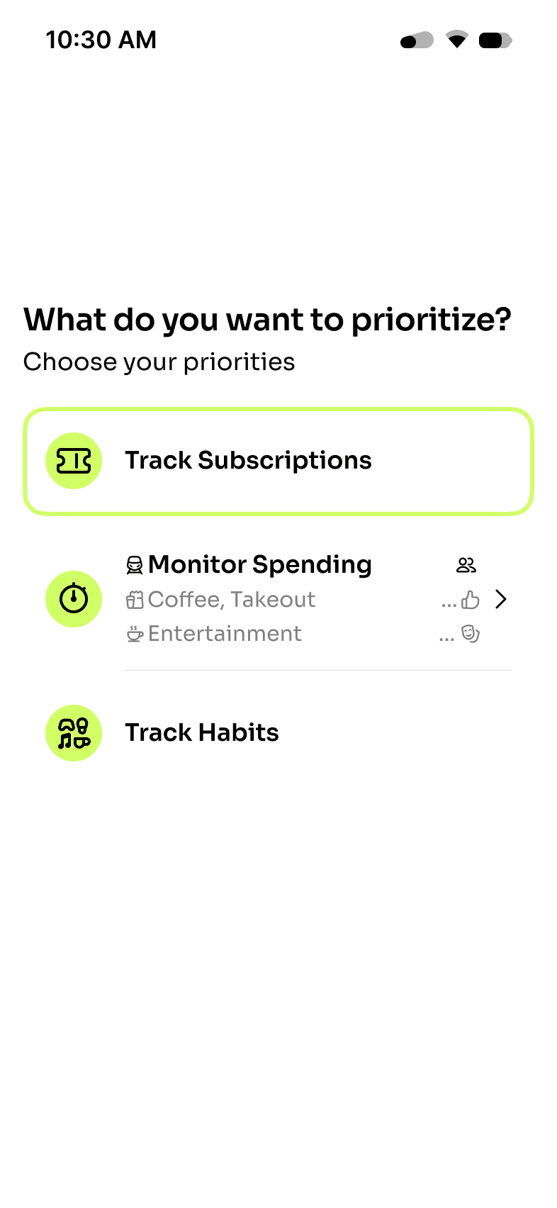 HabitCents mobile app preview